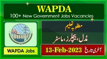 100+ WAPDA New Govt Jobs in Pakistan 2023