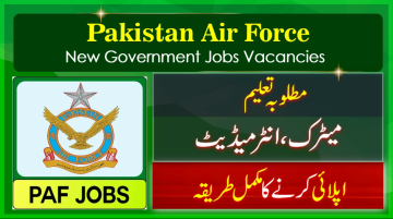 Join PAF as Airman Jobs 2023 Online Apply & Registration Form