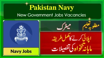 Join Pak Navy Jobs 2023 as Sailor Batch A2023