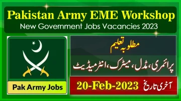 Pakistan Army New Jobs 2023 for Civilians Online Apply