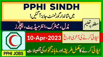 PPHI Sindh Jobs 2023 Online Apply & Job Portal | pphisindh.org